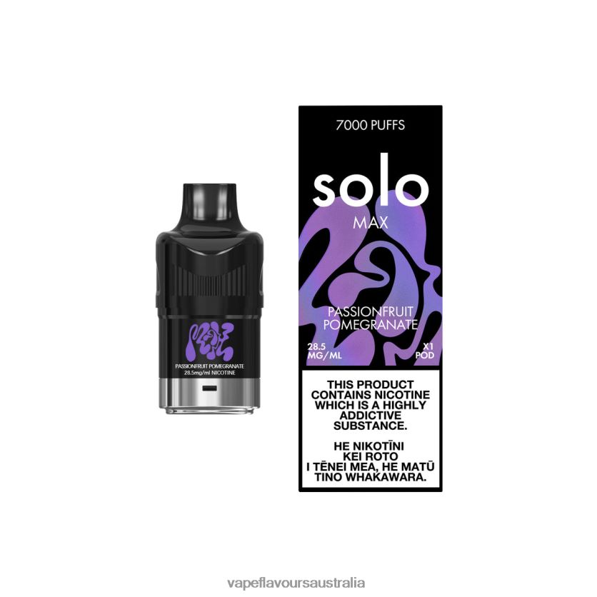 Vape Pod Kit - Solo MAX Pod Passionfruit Pomegranate TDP24289