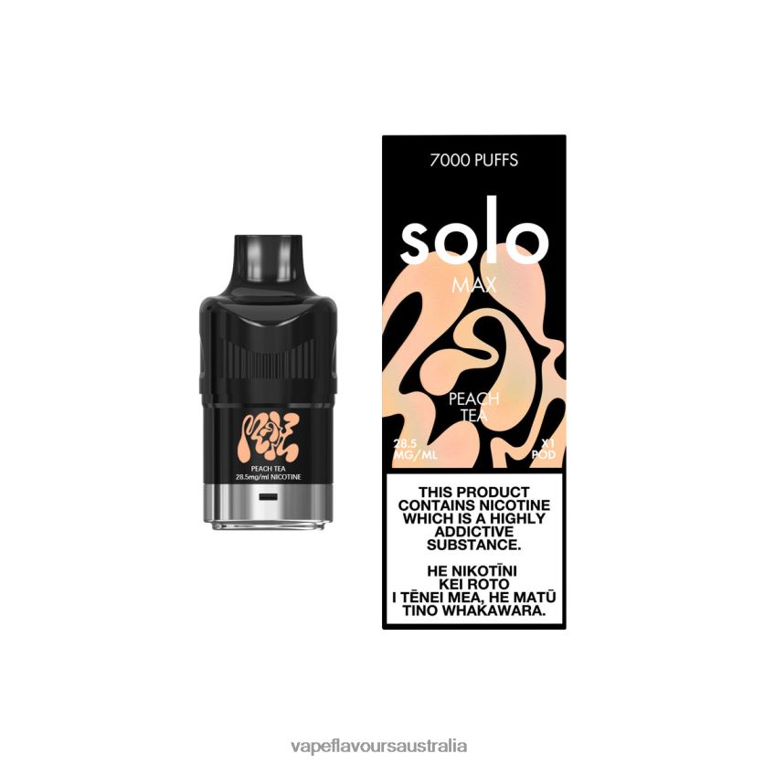 Vape Pod Kit - Solo MAX Pod Peach Tea TDP24279