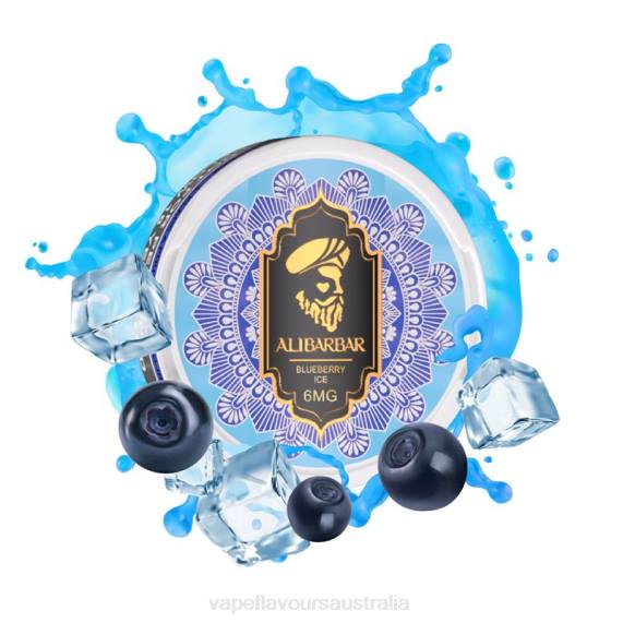 Vape Australia - Alibarbar Nicotine Pouches Blueberry Ice F8RD158