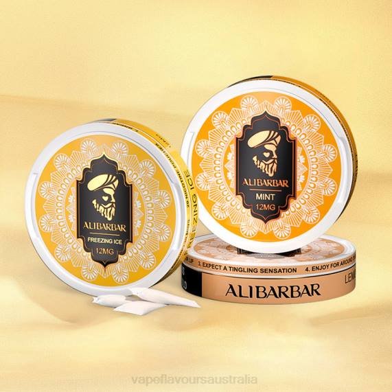 Vape Australia - Alibarbar Nicotine Pouches Blueberry Sour Raspberry F8RD143