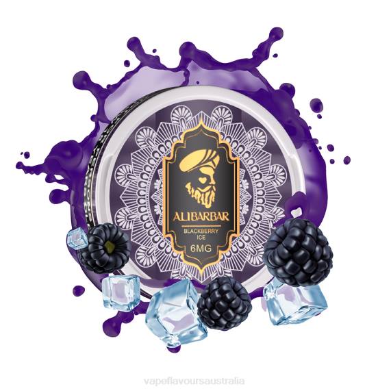 Vape Flavours Australia - Alibarbar Nicotine Pouches Strawberry Kiwi Ice F8RD154