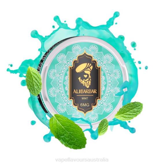 Vape Liquid - Alibarbar Nicotine Pouches Mint F8RD152