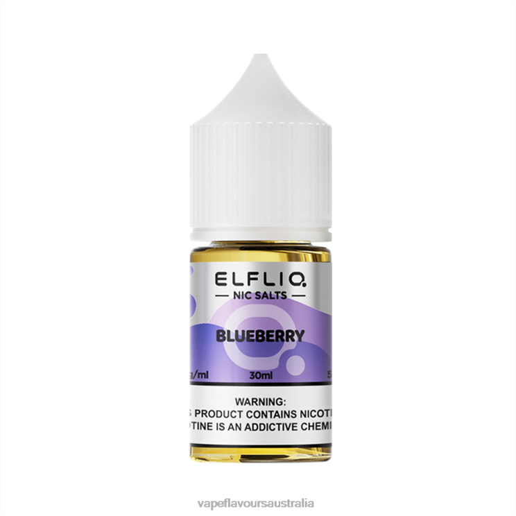 ELFBAR ELFLIQ nic salt 30ml BLUEBERRY 6XXVJ11 Vape Australia