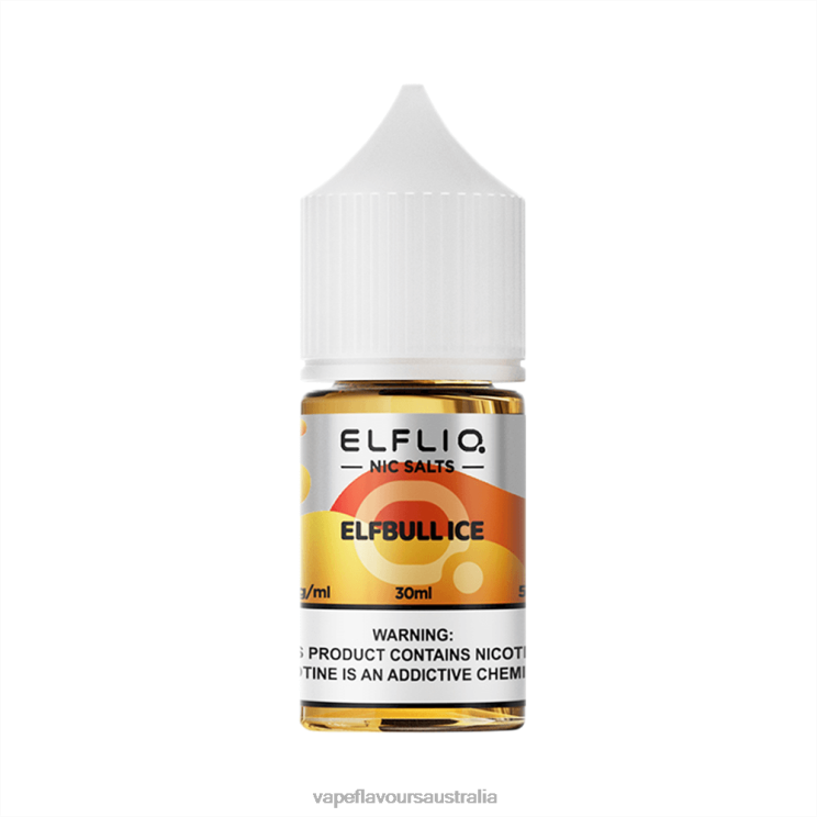 ELFBAR ELFLIQ nic salt 30ml ELFBULL ICE 6XXVJ18 Vape Nicotine Australia