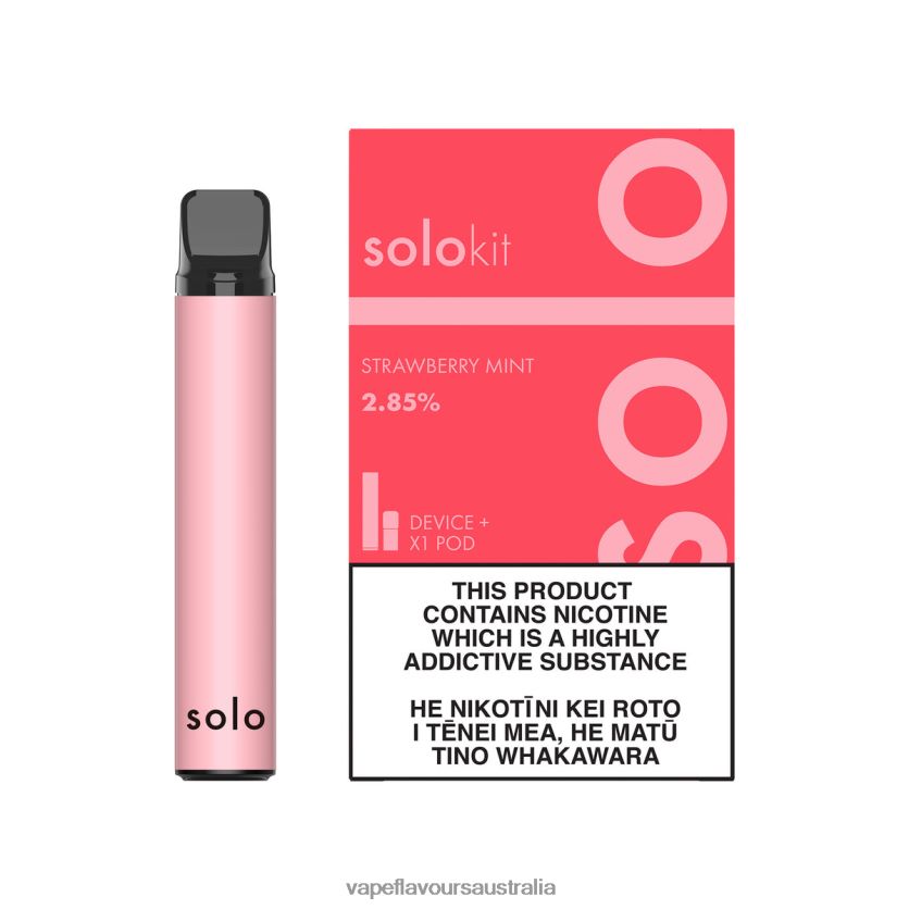 Vape Australia - Solo Pod Kit Strawberry Mint TDP24241