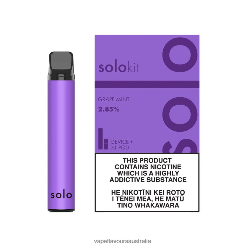 Vape Liquid - Solo Pod Kit Grape Mint TDP24245