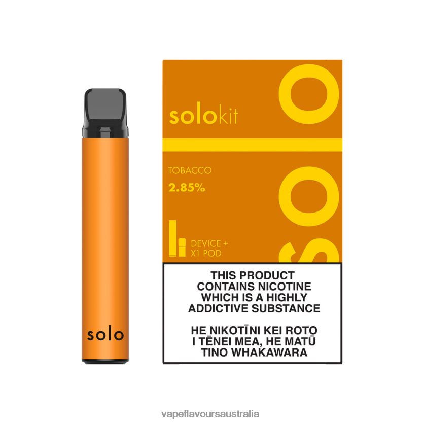 Vape Nicotine Australia - Solo Pod Kit Tobacco TDP24248