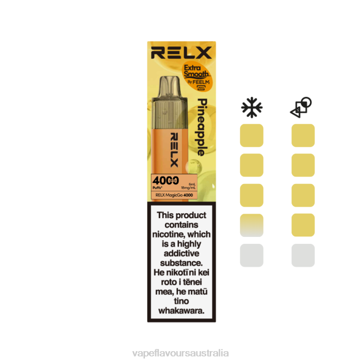 Vape Australia - RELX MagicGo 4000 Disposable Vape Pineapple HP4261