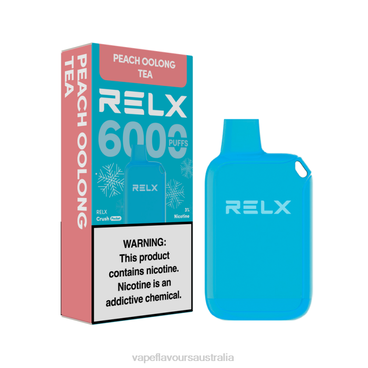 Vape Liquid - RELX Crush Pocket 6000 Icy Peach Oolong Tea HP42610