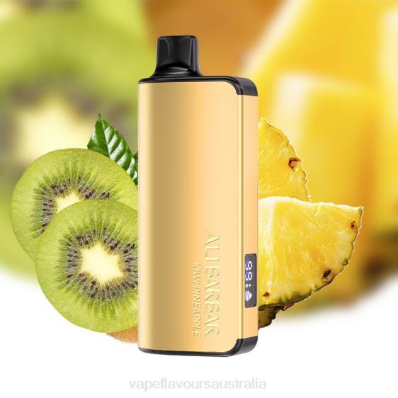 Vape Nicotine Australia - Alibarbar Ingot 20000 Disposable Vape Kiwi Pineapple F8RD38