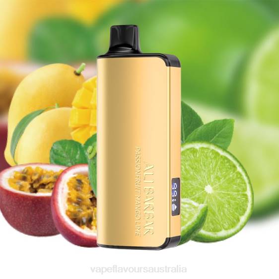 Vape Pod Kit - Alibarbar Ingot 20000 Disposable Vape Passionfruit Mango Lime F8RD39