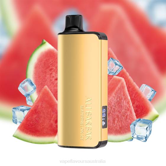 Vape Australia - Alibarbar Ingot 9000 Disposable Vape Watermelon Ice F8RD26