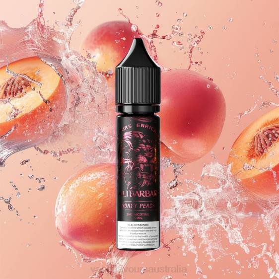 Vape Nicotine Australia - Alibarbar Hookah Onyx Honey Peach F8RD88