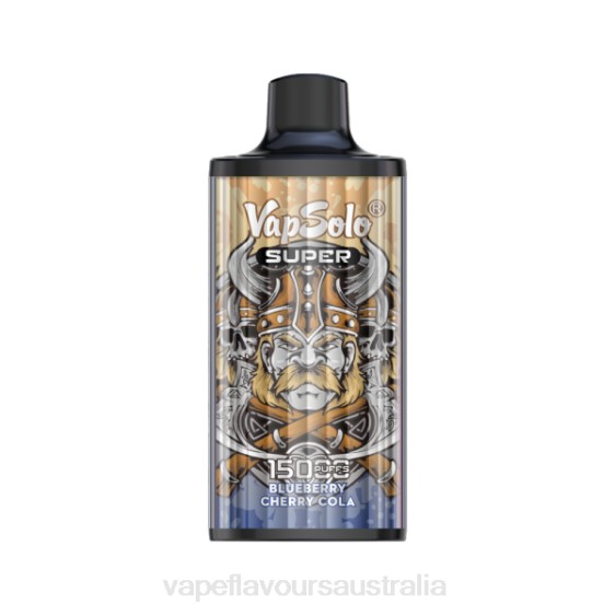 Vape Pod Kit - Vapsolo SUPER Disposable Vape Blueberry Cherry Cola F8RD109