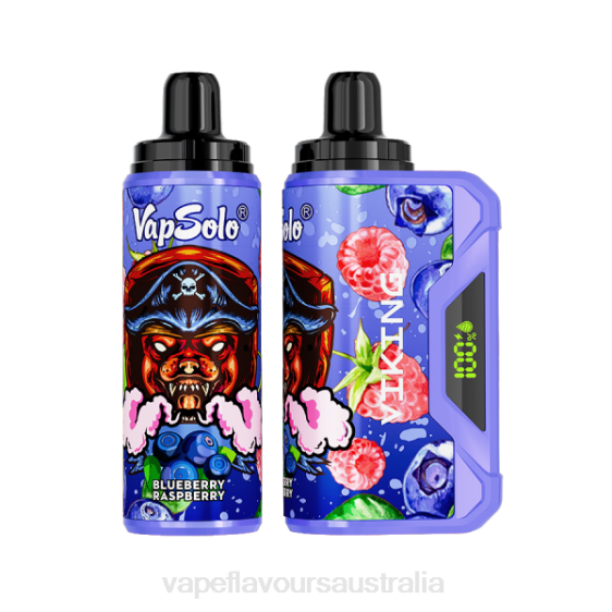 Vape Flavours Australia - Vapsolo VIKING Disposable Vape Blueberry Raspberry F8RD132