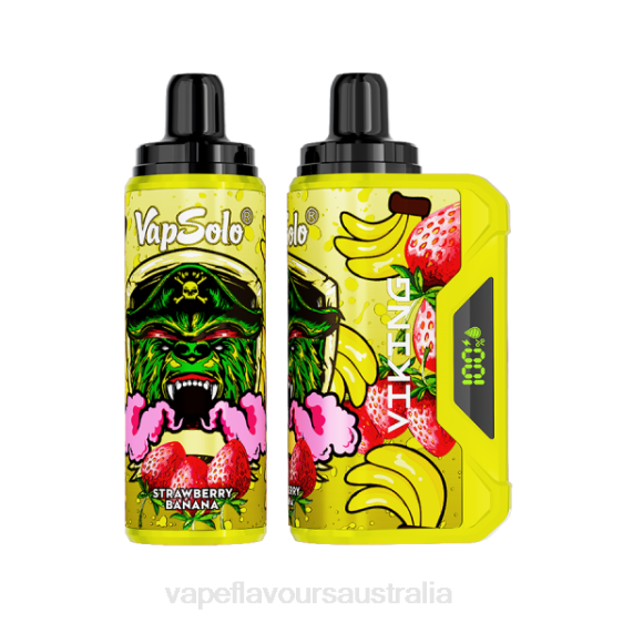 Vape Flavours Australia - Vapsolo VIKING Disposable Vape Strawberry Banana F8RD137
