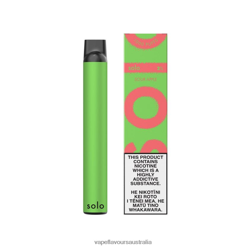 Vape Liquid - Solo Disposable Vape Sour Apple TDP2425
