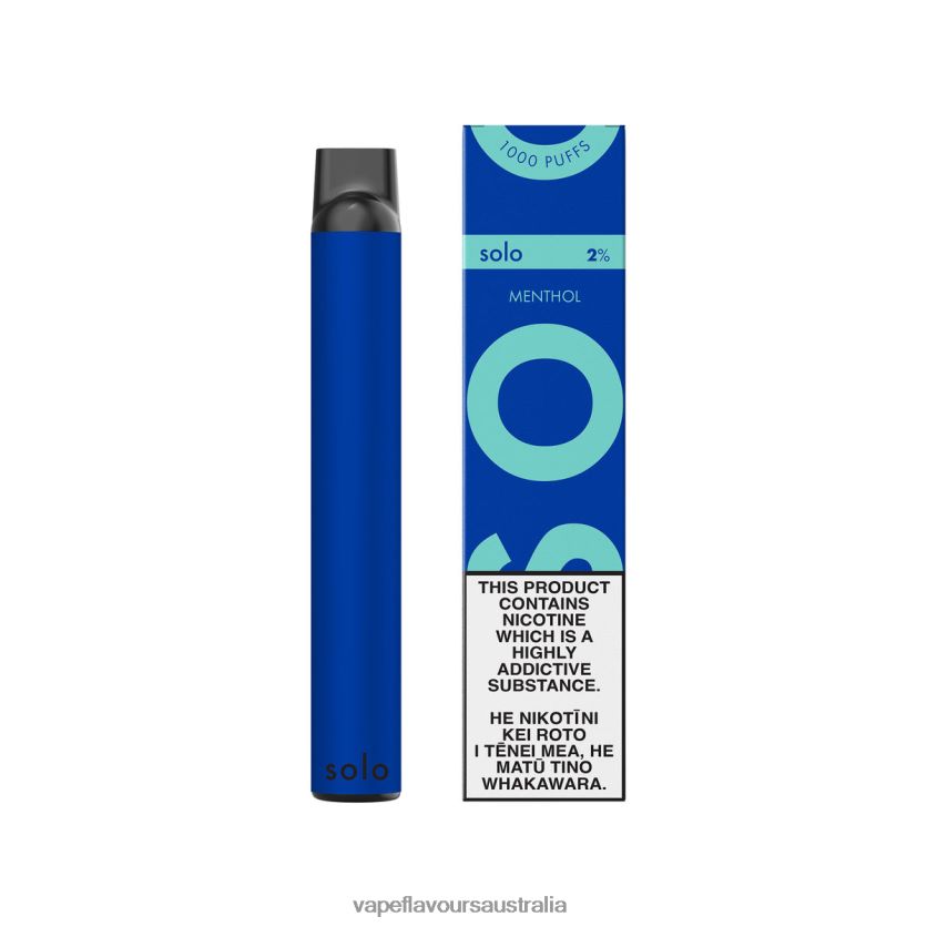 Vape Nicotine Australia - Solo Disposable Vape Menthol TDP2428