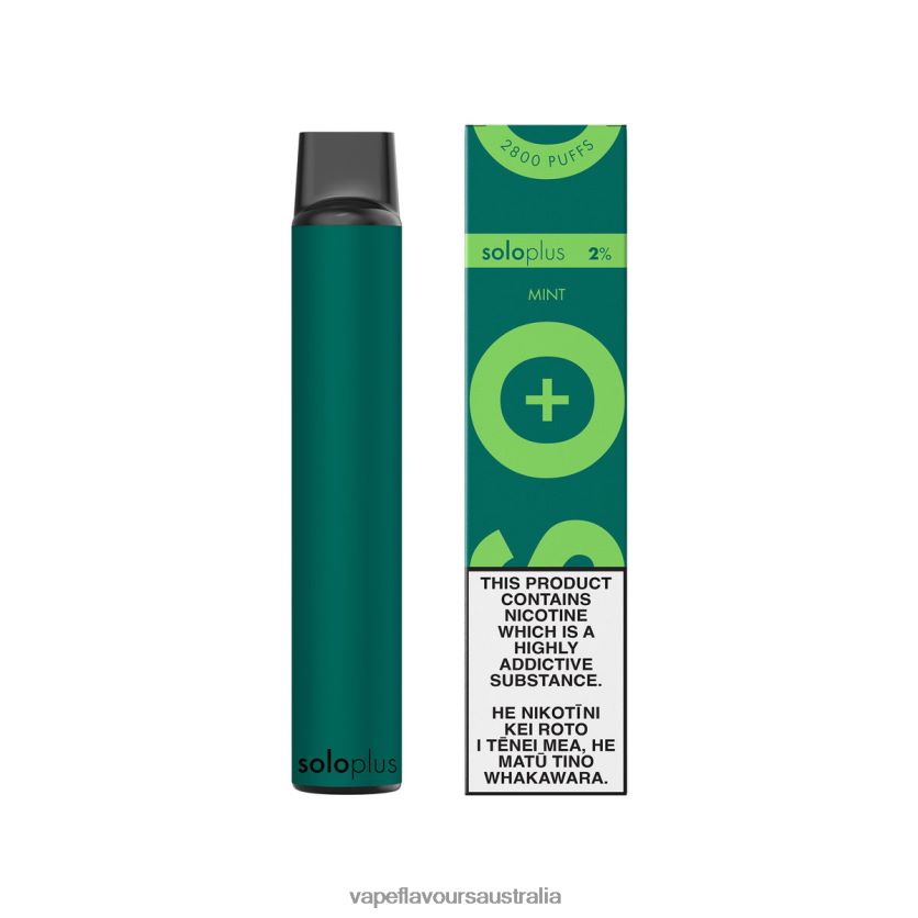Vape Nicotine Australia - Solo Plus Disposable Vape Mint TDP24233