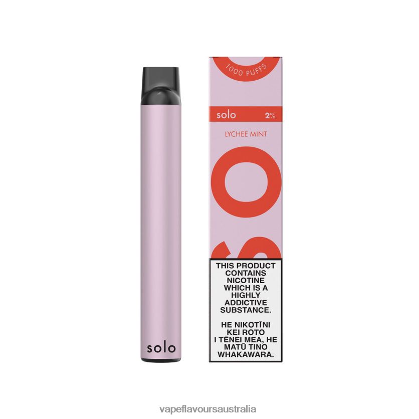 Vape Pod Kit - Solo Disposable Vape Lychee Mint TDP2429