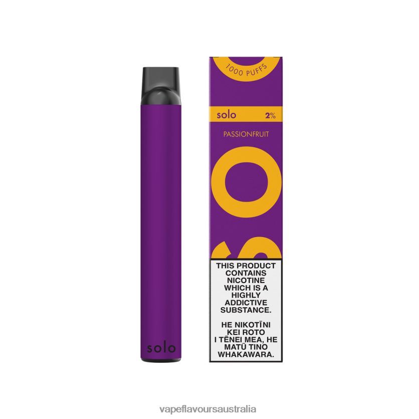 Vape Pod Kit - Solo Disposable Vape Passionfruit TDP24214