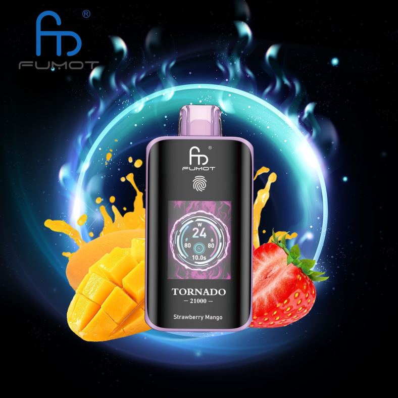 Vape Australia - Fumot Tornado 25000 Disposable Vape Strawberry Mango D0P8611