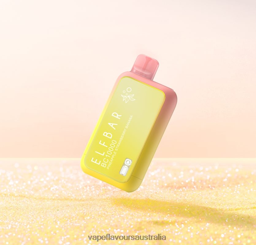 ELFBAR BC10000 6XHD8Z10 Disposable Vape Sunit Edition Pineapple Strawberry Banana vape flavours australia