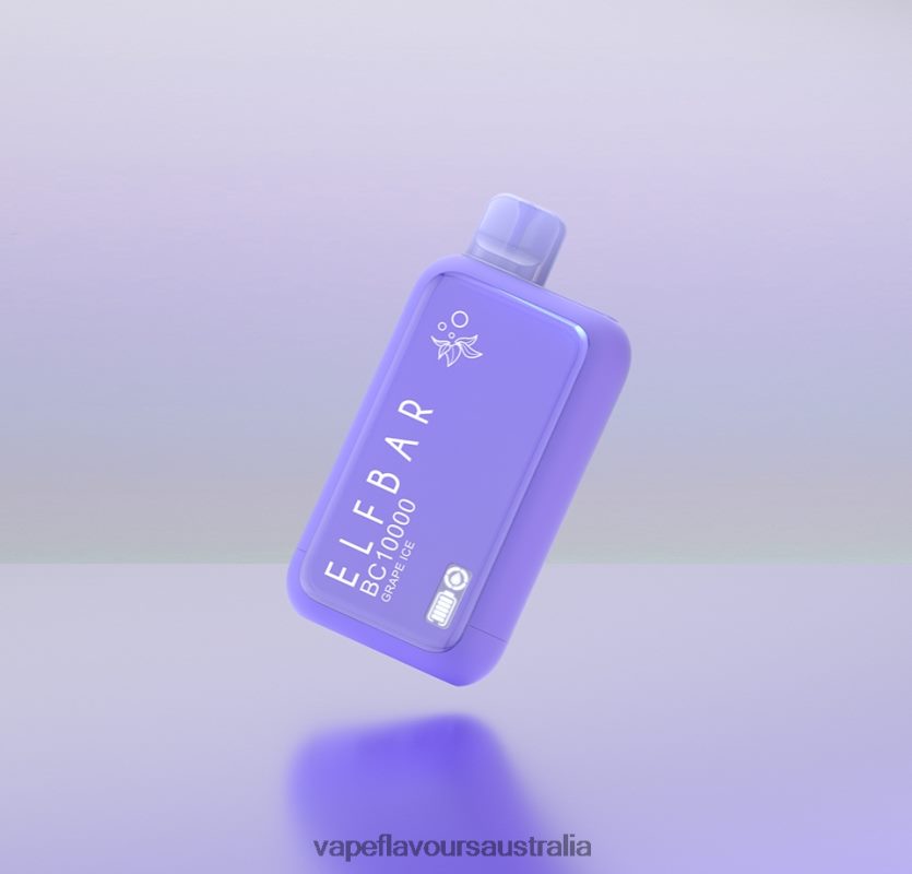 ELFBAR BC10000 6XHD8Z21 Disposable Vape Dinmol Edition Grape Ice vape australia