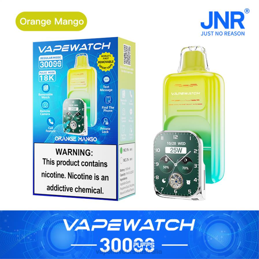 JNR JNR Vape Watch N4P02 vape flavours australia Orange Mango