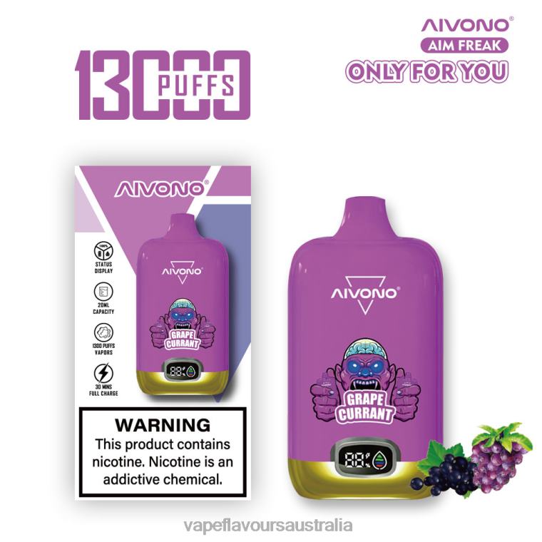 Vape Australia - Aivono AIM FREAK 13000 Grape Currant 22440251