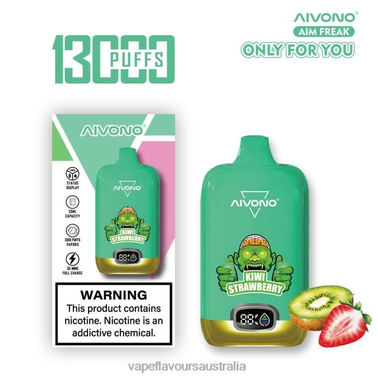 Vape Australia - Aivono AIM FREAK 13000 Kiwi Strawberry 22440246