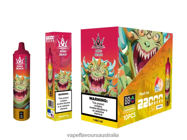 Vape Australia - Bang Beach 22000 Puffs Smart Screen Peach Ice 6Z2R8H16