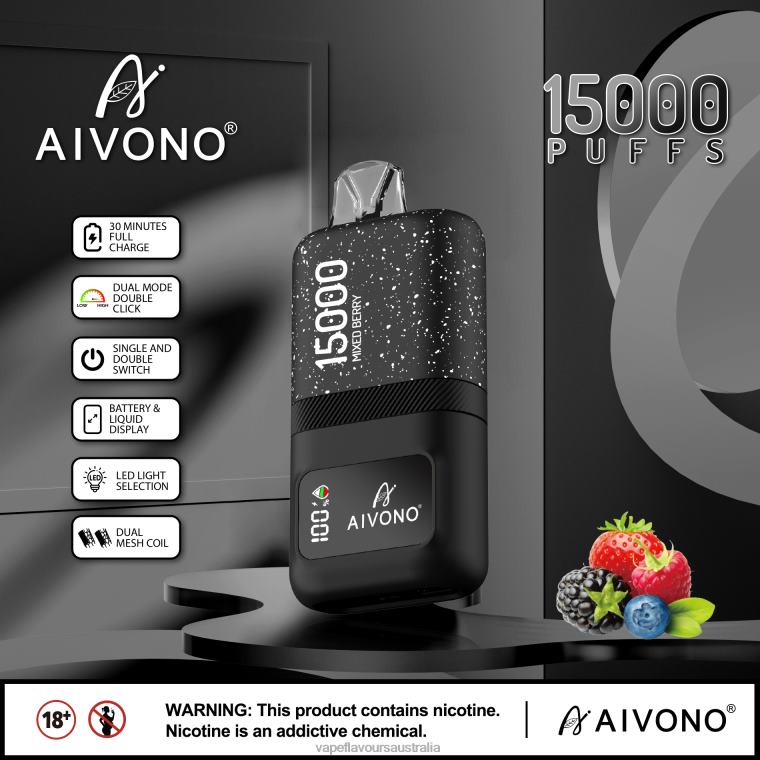 Vape Flavours Australia - Aivono AIM magic 15000 Mixed Berry 2244067