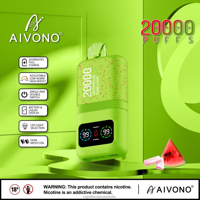 Vape Flavours Australia - Aivono AIM magic 20000 Watermelon Bubble Gum 2244082
