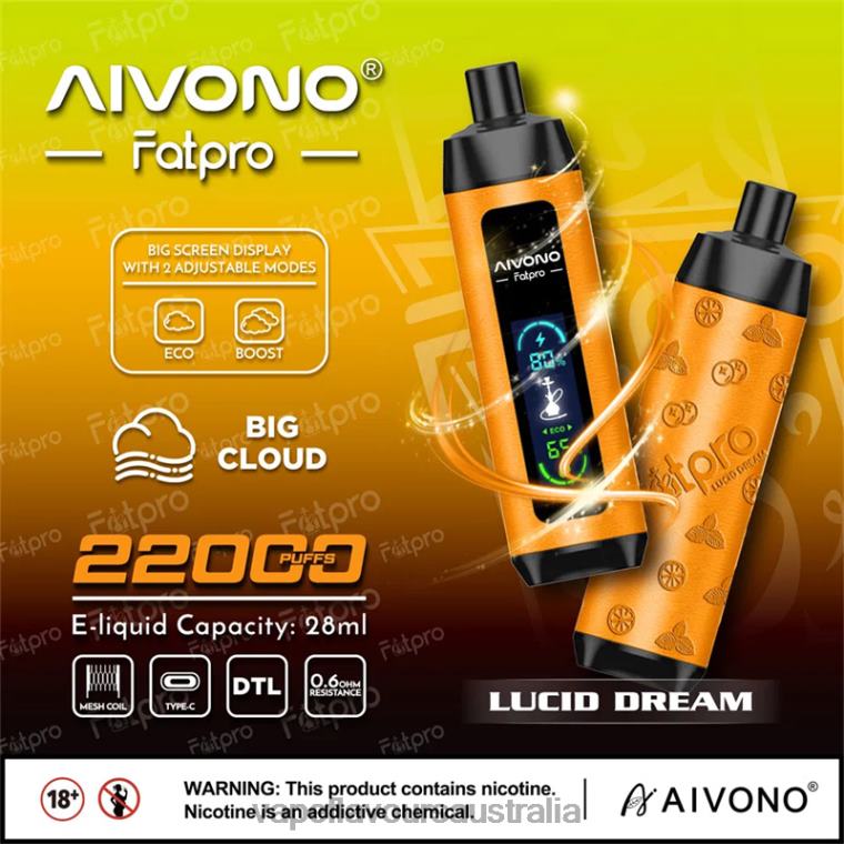 Vape Flavours Australia - Aivono Fatpro 22000 Lucid Dream 224407