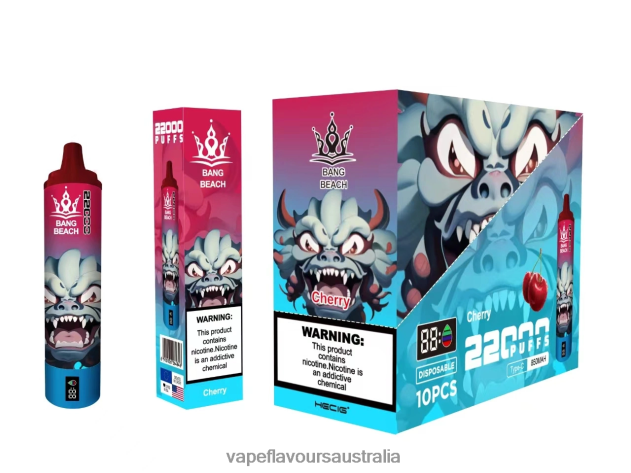 Vape Flavours Australia - Bang Beach 22000 Puffs Smart Screen Cherry 6Z2R8H17