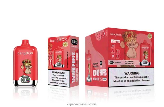 Vape Flavours Australia - Bang Box 15000 Puffs Strawberry Watermelon 6Z2R8H47