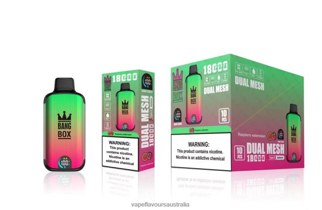 Vape Flavours Australia - Bang Box 18000 puffs Raspberry Watermelon 6Z2R8H97