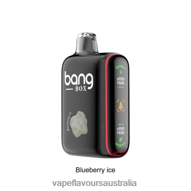 Vape Flavours Australia - Bang Box 9000-18000 Puffs Intelligent Power Display Blueberry Ice 6Z2R8H32