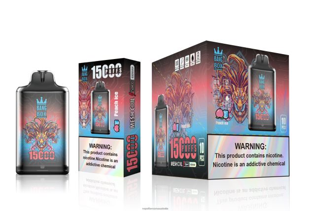 Vape Flavours Australia - Bang Box S1-15000 Puffs Peach Ice 6Z2R8H102