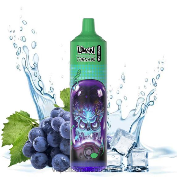 Vape Flavours Australia - UWIN CRYSTAL 35K DISPOSABLE VAPE Grape Ice RB44417