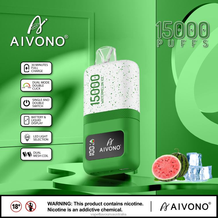 Vape Liquid - Aivono AIM magic 15000 Watermelon Ice 2244070