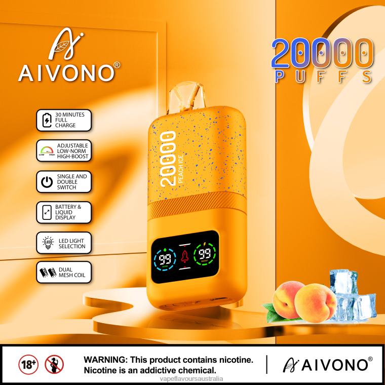 Vape Liquid - Aivono AIM magic 20000 Peach Ice 2244085