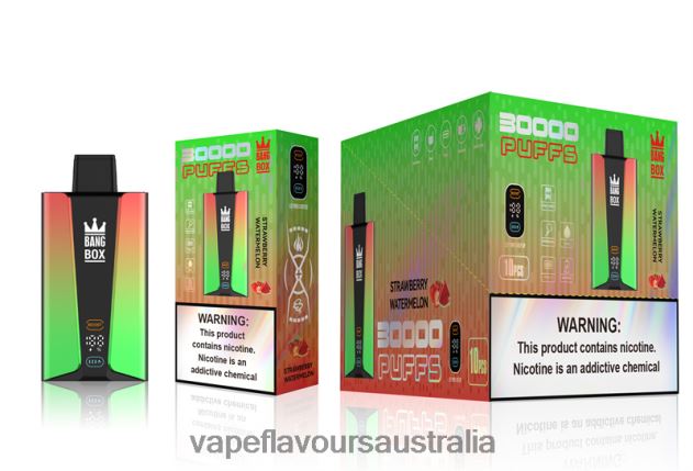 Vape Liquid - Bang Box 30000 Puffs Smart Screen Strawberry Watermelon 6Z2R8H75