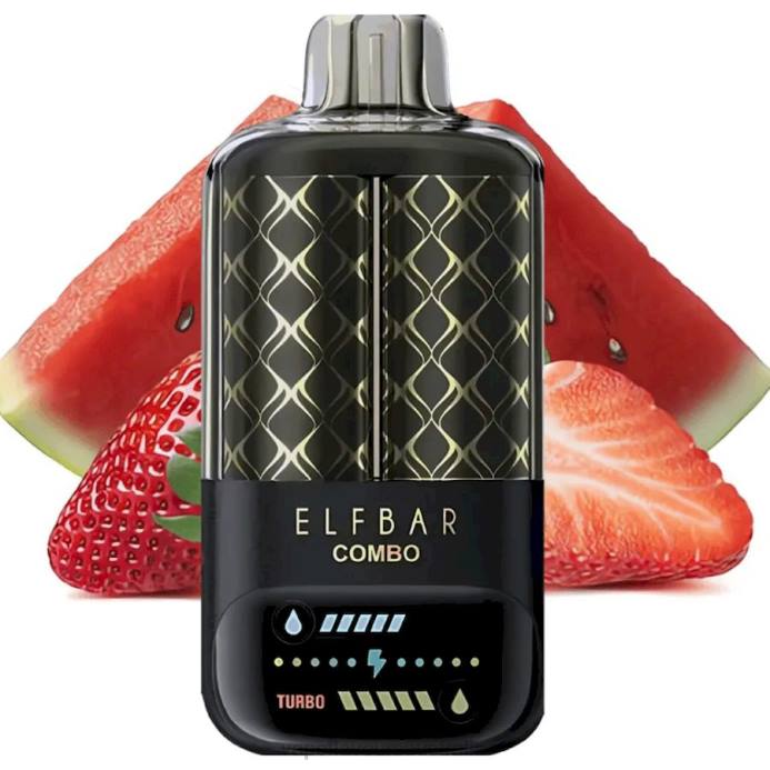 Vape Liquid - Elf Bar Combo 25000 Watermelon & Strawberry X4L010