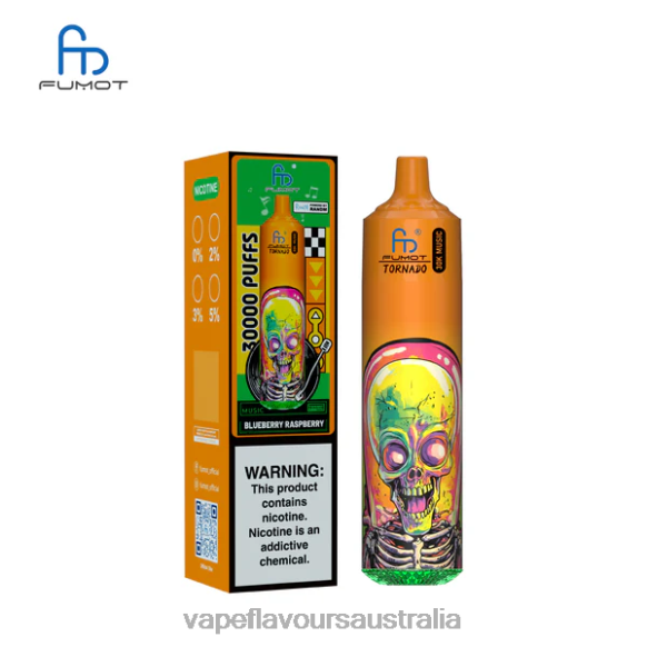 Vape Liquid - Fumot Tornado 30K Music Blueberry Raspberry 4N8285