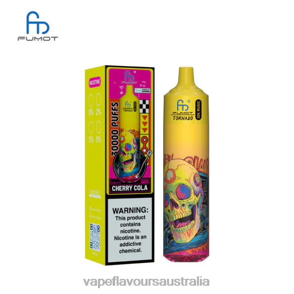 Vape Nicotine Australia - Fumot Tornado 30K Music Cherry Cola 4N8288