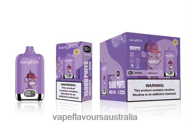 Vape Pod Kit - Bang Box 15000 Puffs Grape Jelly 6Z2R8H49
