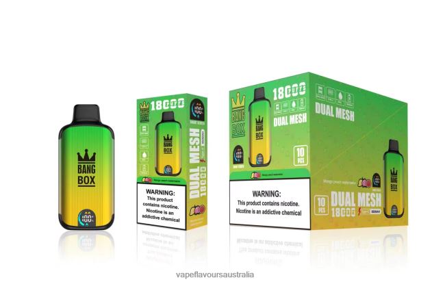 Vape Pod Kit - Bang Box 18000 puffs Mango Peach Watermelon 6Z2R8H89