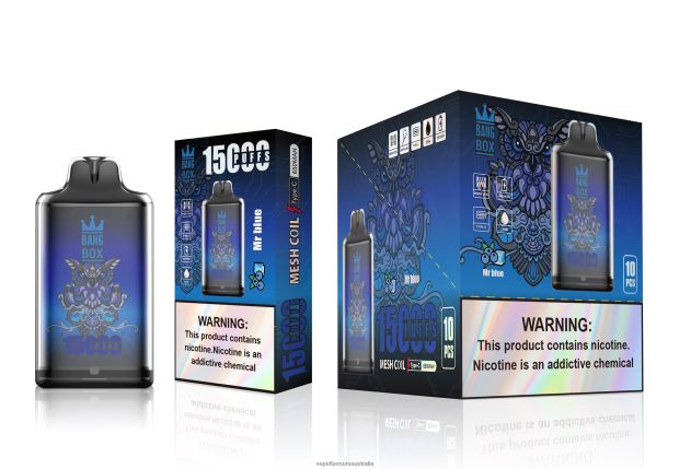 Vape Pod Kit - Bang Box S1-15000 Puffs Mr Blue 6Z2R8H109